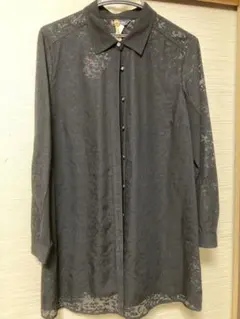 KANSAI BIS 長袖シャツ ブラック シースルーのサムネイル