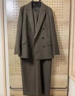 ✴︎3/17まで値下げ✴︎洋服の青山　ダブルジャケット スカートセットアップスーツ