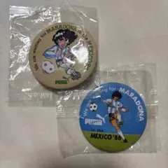 マラドーナ　缶バッチのサムネイル