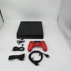 PlayStation 4 本体 赤いコントローラー付 CUH-2100A ③