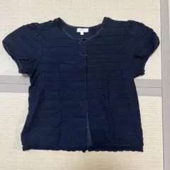 ボレロ　半袖カーディガン hushush 140