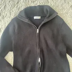 INGNI 黒 長袖ジップアップトップス M