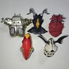 一番くじ ウルトラマンシリーズ 怪獣 怪獣超大全 F賞 怪獣頭鑑 マグネット5種