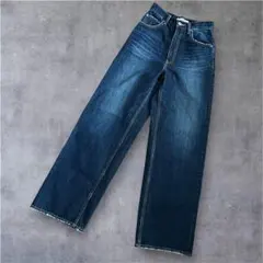 azul by moussyワイドレッグデニムパンツバギーパンツワイドデニム25