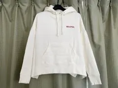 MILK FED. ミルクフェド オフホワイト 赤 プリント パーカー