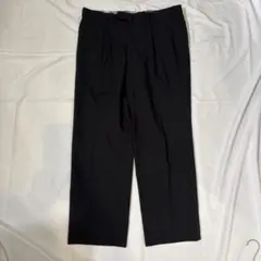 CAFE SOHO スラックス 大きめ ウール混 ブラック 97cm メンズ
