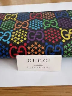 美品　GUCCI カラフルGG長財布