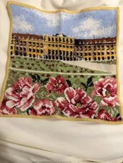 フェイラー　花と宮殿タオルハンカチ