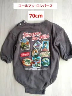 コールマン ベビーロンパース 70cm グレー