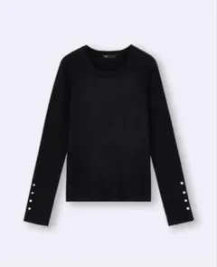 GU リブニットボタンスリーブプルオーバーＬ