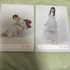 櫻坂46中川智尋　make or break ジャケット写真衣装ヒキ浴衣スワリ