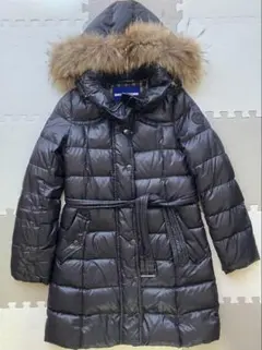 1/8まで！値下げ！【美品】バーバリー　ブルーレベル　ダウンジャケット　黒