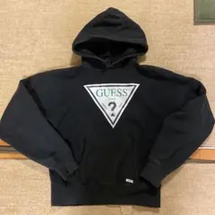 GUESS グリーンレーベル　ブラック パーカー　90s