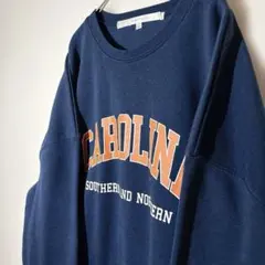カレッジtシャツ ロングスリーブ GILDAN フェード クラック デカロゴ 
