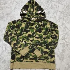 BAPE KIDS シャークパーカー カモフラ 140cm正規品 - メルカリ