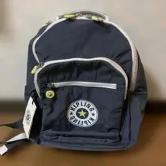 希少✨ キプリング Kipling リュック バックパック グレー パープル 