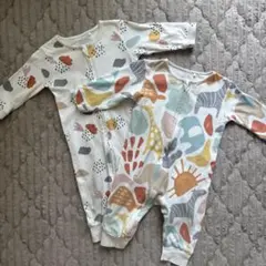ネクストベビー　ジップ付きロンパース　6-9months 2点セットのサムネイル