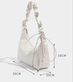 2WAY ギャザーショルダーバッグ