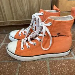 RODEO CROWNS ハイカットスニーカー オレンジ 23.0cmのサムネイル