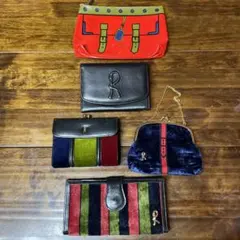 ロベルタ　財布3点　ポーチ　がま口　5点セット　昭和レトロ