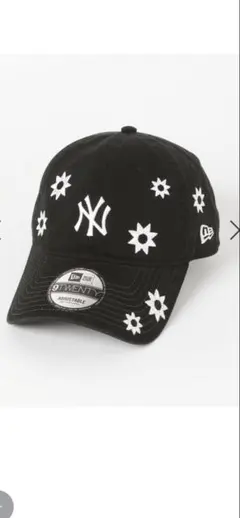 MARY QUANT×NEW ERA ブラックキャップ フラワーロゴ - メルカリ