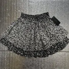 ZARA フレアスカート ブラック・ホワイト