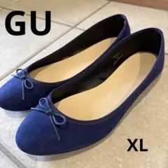 【明日まで限定価格】ジーユー/GU/ネイビー/ブルー/バレエシューズ/XL