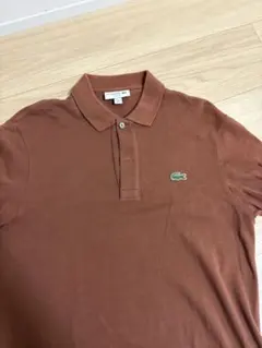 LACOSTE ブラウン ポロシャツ US S