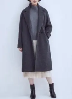 美品】23区 ボアジャージードロップショルダーコート サイズ46 - メルカリ