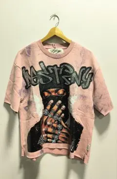 LA買い付けアイテムBkys クロップラインストーンTシャツ M LA買い付けアイテムBkys クロップラインストーンTシャツ M - メルカリ