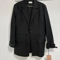 ブラック テーラードジャケット Fサイズ