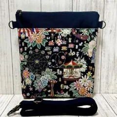 g699 yukiemon デコレーションパーク サコッシュ☆ネイビー