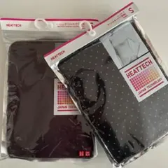 ０２７　HEATTECH ダークブラウン ・ブラック　タートルネック S 2点