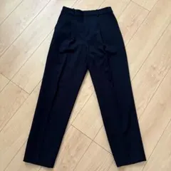 ユニクロ テーパードパンツ ネイビー S