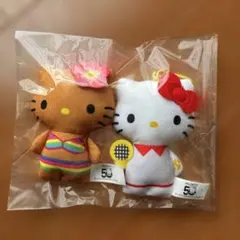 ハローキティ　50周年　マクドナルドハッピーセット　日焼けキティ　マスコット