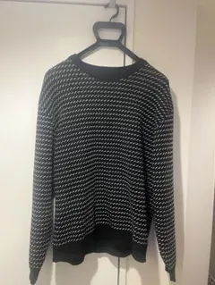 バーズアイクルーネックセーター