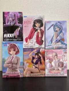 最新プライズ　美少女フィギュアまとめ売り 　６点セット　新品未開封　送料込み