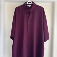 Rocky Monroe 半袖シャツ ボルドー XLサイズのサムネイル