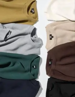 新品未使用ユニクロUNIQLOウォッシャブルミラノリブクルーネックセーターS
