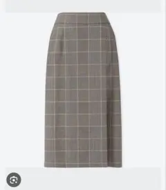 ユニクロ　チェックナロースカート　Sサイズ