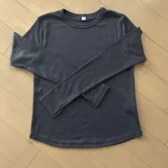 GU グレー 長袖 Tシャツ Mサイズ