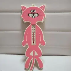 猫の温度計 レトロ雑貨