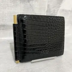 トムフォード　マネークリップ　クロコ　ブラックのサムネイル