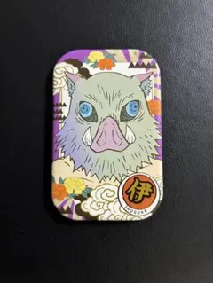 鬼滅の刃 伊之助　まるかく缶バッジ