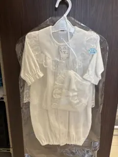 新品タグ付き　帽子付き　セレモニー ベビードレス　お宮参り50-70cm