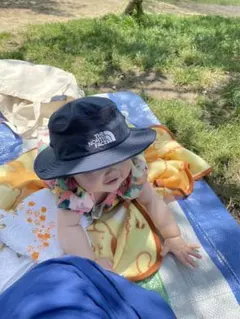 THE NORTH FACE ベビー用サンシールドハットネイビー