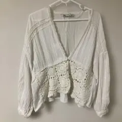 ZARAコットンカーディガン