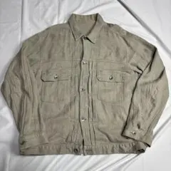 Adam et Rope リネン コットン 2nd ジャケット L Gジャンのサムネイル