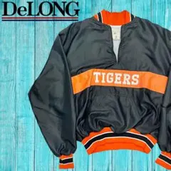 USA製 80s DeLONG MLB タイガース ナイロン プルオーバー 古着