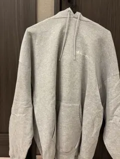 Champion グレー フード付きパーカー